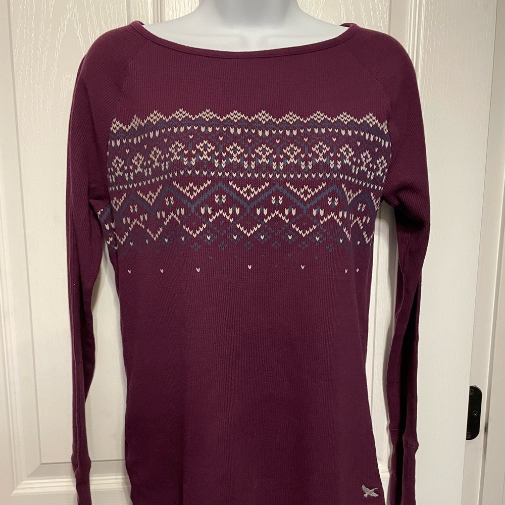 Eddie Bauer thermal long sleeve top